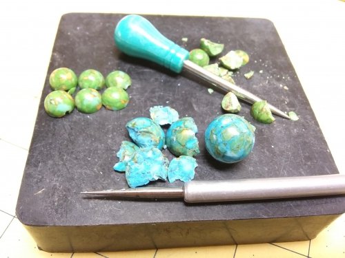 Judy Larson's Bead, Shell, and Rock Cabochons - , Wire Jewelry Design, , bead cabochons